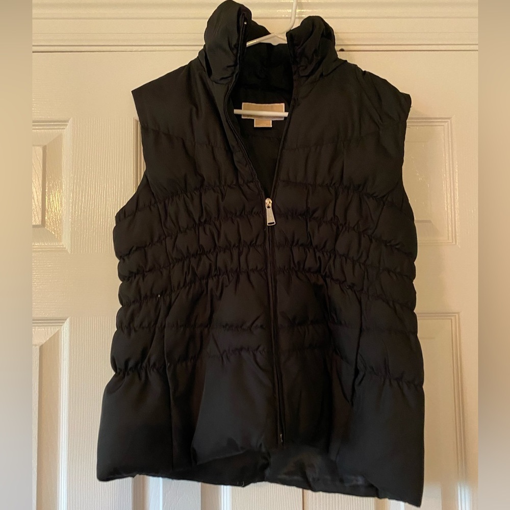 Michael Kors black puffer vest